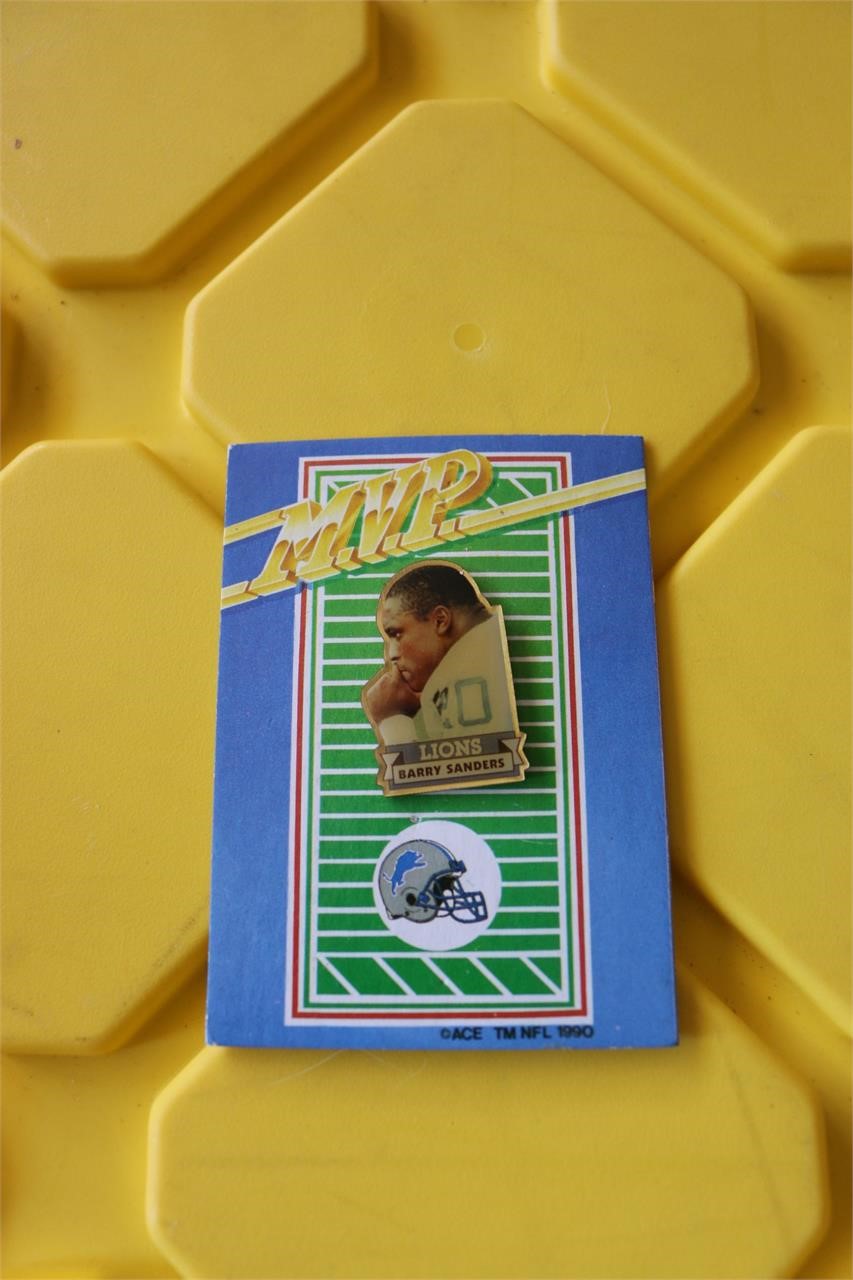 Barry Sanders, Lions Pin
