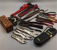 Wrenches/Vise Grips/C Clamps/Wire Cutters/Hone