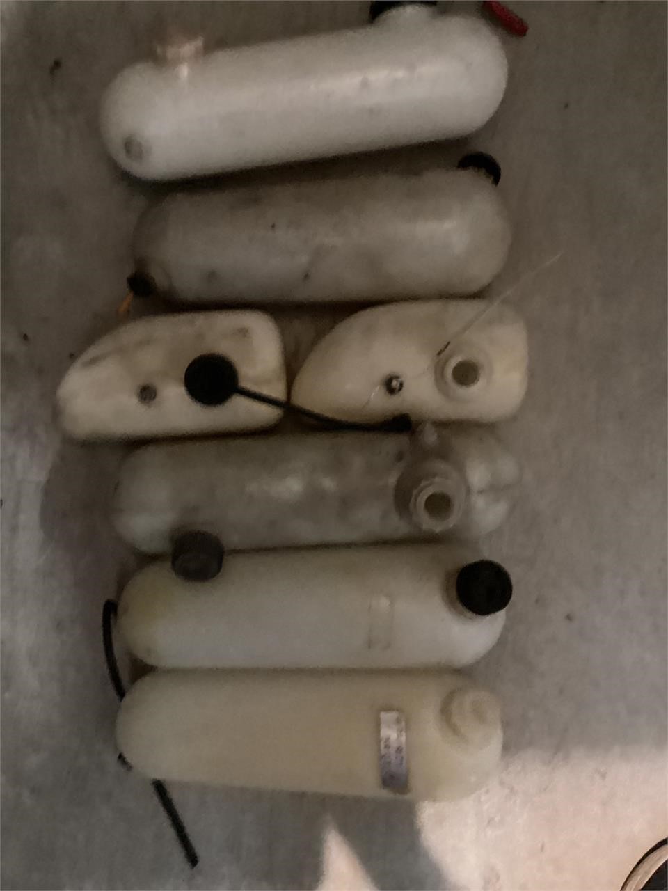 Washer, fluid tanks