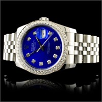 1.35ct Diamond Rolex DateJust 116234 Watch 36MM SS