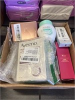 Box Lot of Assorted Beauty/Wellness Items