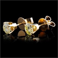 1.02ct Diamond Earrings in 14K Gold