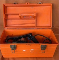 Sears Double Insulated Electric Planer & Toolbox