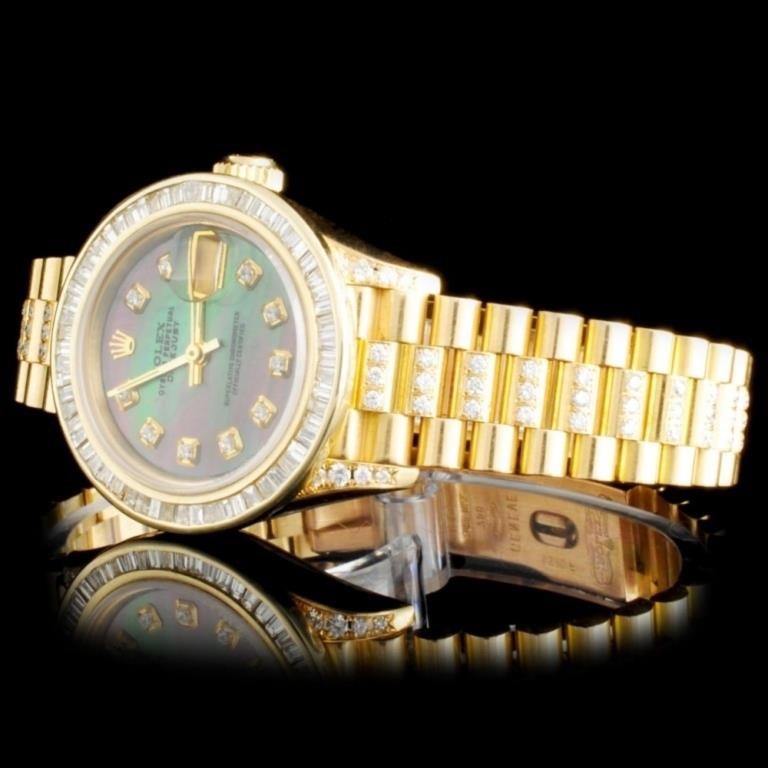 Estate Certified Diamond Jewels & Rolex Watch