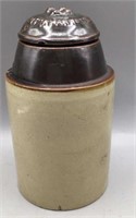 Weir Stoneware Jar Canning Pottery Antique