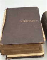 1904 Medical Book Medicology, 10 Books 1 Volume