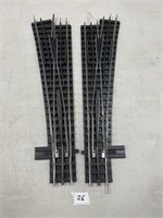 LOT OF 2 PIECES OF LONG SWITCH TRACKS