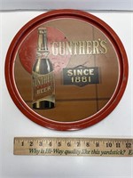 GUNTHER BEER TRAY SINCE 1981