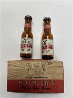 KOEHLER'S BEER SALT & PEPPER SHAKER SET
