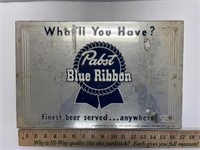 PABST BLUE RIBBON ADVERTISING MIRROR
