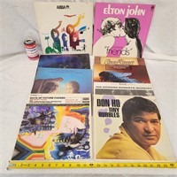 1970's Vinyl Records Abba Elton +more