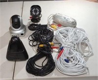 Security Cameras and AV Cables