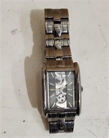 Relic by Fossil Mens Skeleton Dial Rectangle