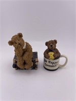 LOT OF 2 BOYD'S BEAR RESIN FIGURINES