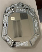 Art Deco Venetian Style Wall Mirror