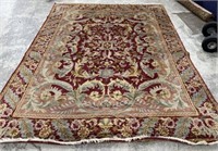 7'10 x 9'8 Indo Persian Hand Knotted Wool Rug