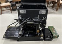 Vintage Small Portable Singer Sewing Machine