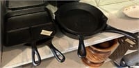 Group of Cast Iron Pans