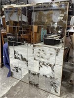 Large Uttermost Tiled Wall Mirror