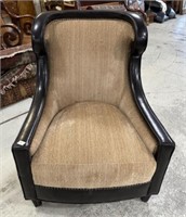 Rachlin Classics Gold Upholstered Arm Chair