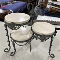 Three Tier Marble Display Stand