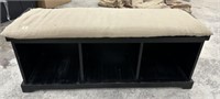 Modern Black Storage Bench