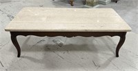 French Stye Cherry Marble Top Coffee Table