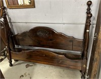 Late 20th Century Pine King Size Four Poster Bed