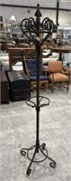 Wrought Iron Coat/Hat Rack