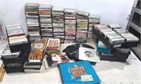 270 Casette Tapes, 45's, CD's, etc