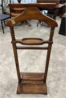 Late 20th Century Pine Valet Stand