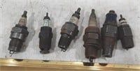 6 Old Spark Plugs