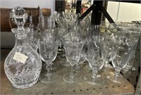 Assorted Crystal Glassware and Stemware