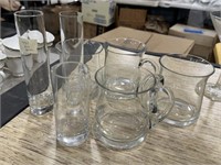 Glass Mugs and Water Glasses