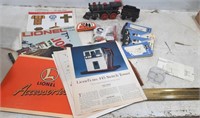 Cast Iron Loco & Coal, RR Patch, Scarf, Booklets