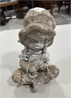 Small Concrete Child Statue