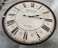 30" Manchester Clock Battery Wall Clock