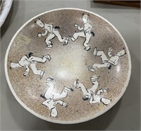 Asian Porcelain Center Fruit Bowl
