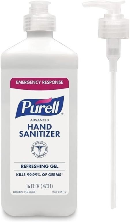 Advanced Instant Hand Sanitizer, 16oz - 12 Pack