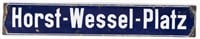 Horst Wessel Platz Sign
