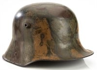 Very Nice WWI German M-16 Camo Helmet