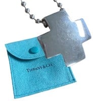Tiffany & Co. Cross Ball Chain Necklace