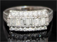 Platinum .79 ct Brilliant Natural Diamond Ring