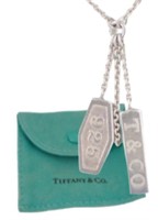 Tiffany & Co. 3 Charm Necklace