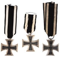 Lot of Three 1914 Iron Crosses Second Class