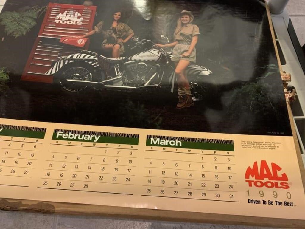 MAC TOOLS HARLEY BIKE APPROX 50 SAME/MIXED POSTERS