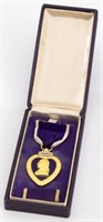 WWII Early Split Brooch Purple Heart