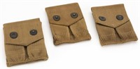 Lot of 3 WWI US M1911 Magazine Pouches