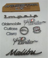 (JL) Metal Car Emblems. 11 inch Longest