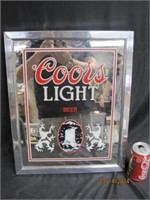 Coors Beer Mirror Sign